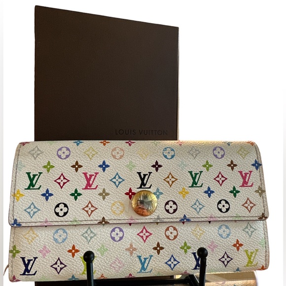 LOUIS VUITTON MURAKAMI Sarah Wallet like new! Pristine condition! With box! - Picture 2 of 11